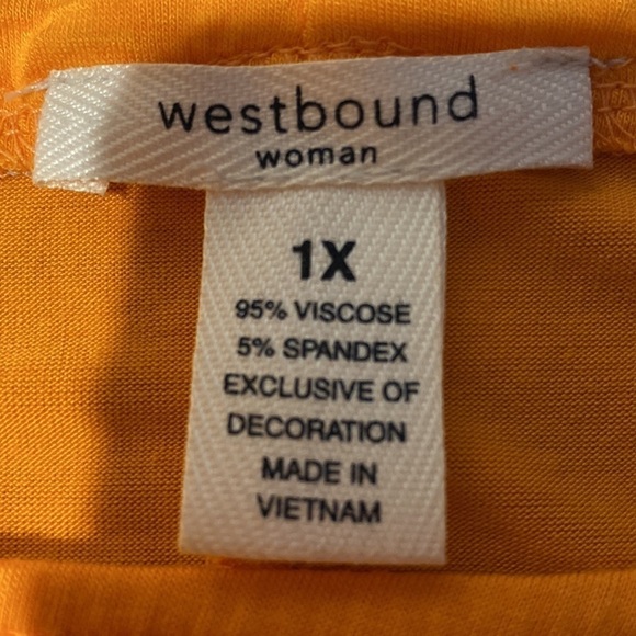 R womens Westbound casual sleeveless stretch plus size top 1X - Picture 5 of 5